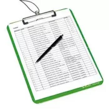 Klipová doska Herlitz 11226610 plast polystyrén zelená