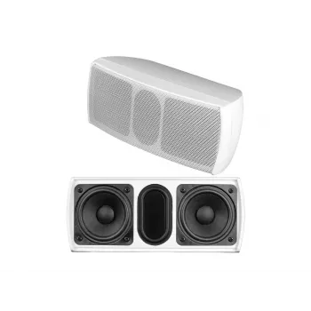 Full range loudspeaker Omnitronic 11036907 biely káblový 15 W