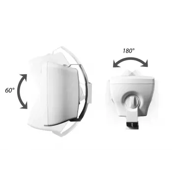 2-pásmový reproduktor Omnitronic 11036915 biely káblový 16 W