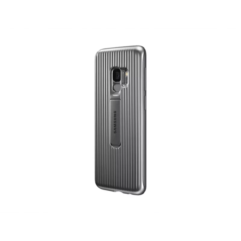 Samsung EF-RG960CSEGWW ochranný kryt so stojanom pre Galaxy S9, strieborný