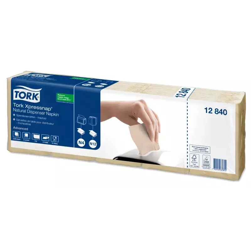 Papierové servítky Tork 12840 Natural 1125 ks
