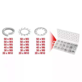 Sada podložiek KS Tools 970.0240