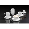 Ritzenhoff & Breker Snap BIANCO porcelánová šálka na cappuccino 0,3 L, sada 4 ks