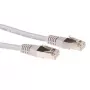 ACT IB4001 CAT6A S/FTP (PiMF) sieťový prepojovací kábel, 1 m, sivý