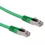 ACT zelená 3 m LSZH S/FTP CAT6A patch kábel s RJ45 konektormi