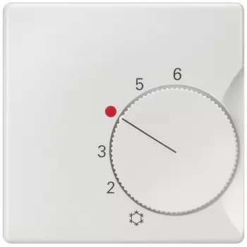 Siemens DELTA i-system 5TC9221 krycia doska izbového termostatu, titánová biela