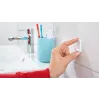 Háčik na uterák TESA 57072-00000 interiérový biely 3 kusy