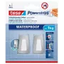 Vešiak na uteráky TESA 59783-00000 interiér biela 2 ks