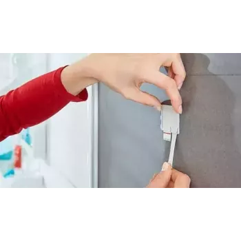 Vešiak na uteráky TESA 59785-00000 interiér nerez biela