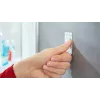 Vešiak na uteráky TESA 59785-00000 interiér nerez biela