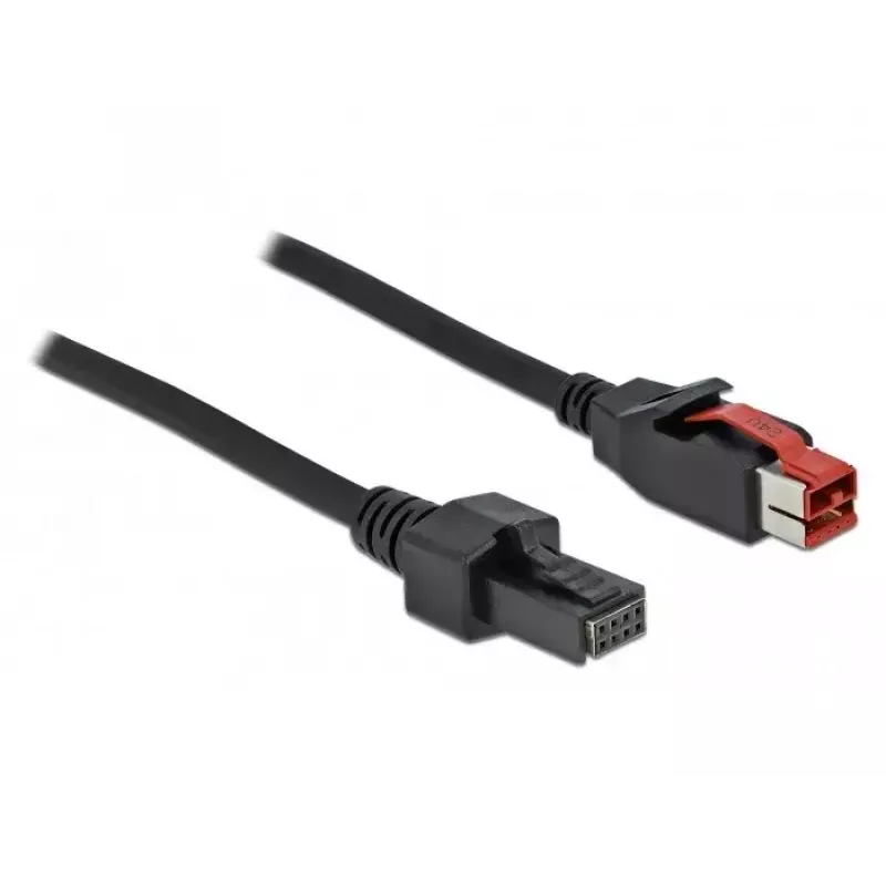 PoweredUSB kábel DeLOCK 85953 24 V 2x4-pin 4 m pre POS tlačiarne