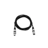 Audio kábel XLR 3-pin Omnitronic 3022047N 3 m čierny