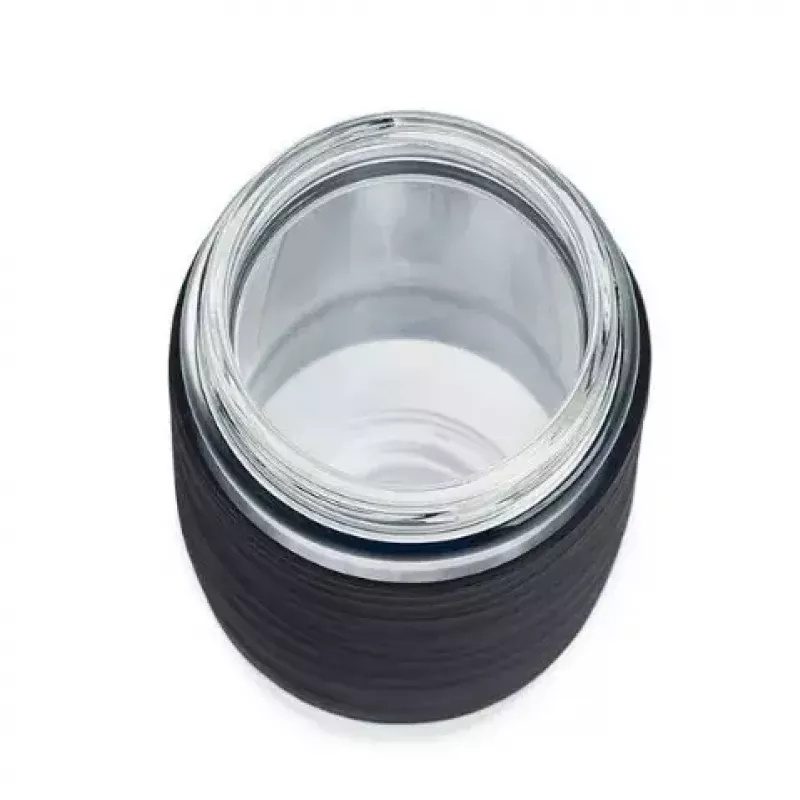 EMSA N20803 hrnček na čaj, 420 ml, čierny, so sitkom