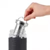 EMSA N20803 hrnček na čaj, 420 ml, čierny, so sitkom