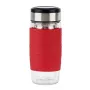 Emsa TEA MUG izolovaný hrnček so sitkom 2 v 1, 420 ml, červený