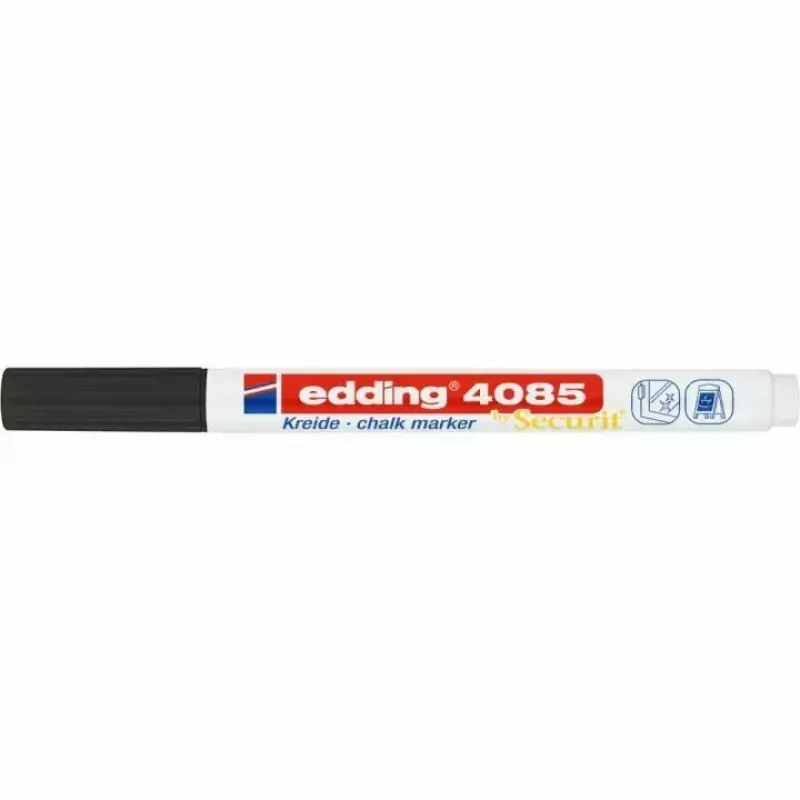 Kriedový marker Edding 4085 Bullet čierny 1 ks
