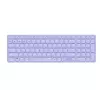 Bezdrôtová klávesnica Rapoo E9700M QWERTZ nemecká fialová RF Bluetooth