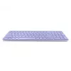 Bezdrôtová klávesnica Rapoo E9700M QWERTZ nemecká fialová RF Bluetooth
