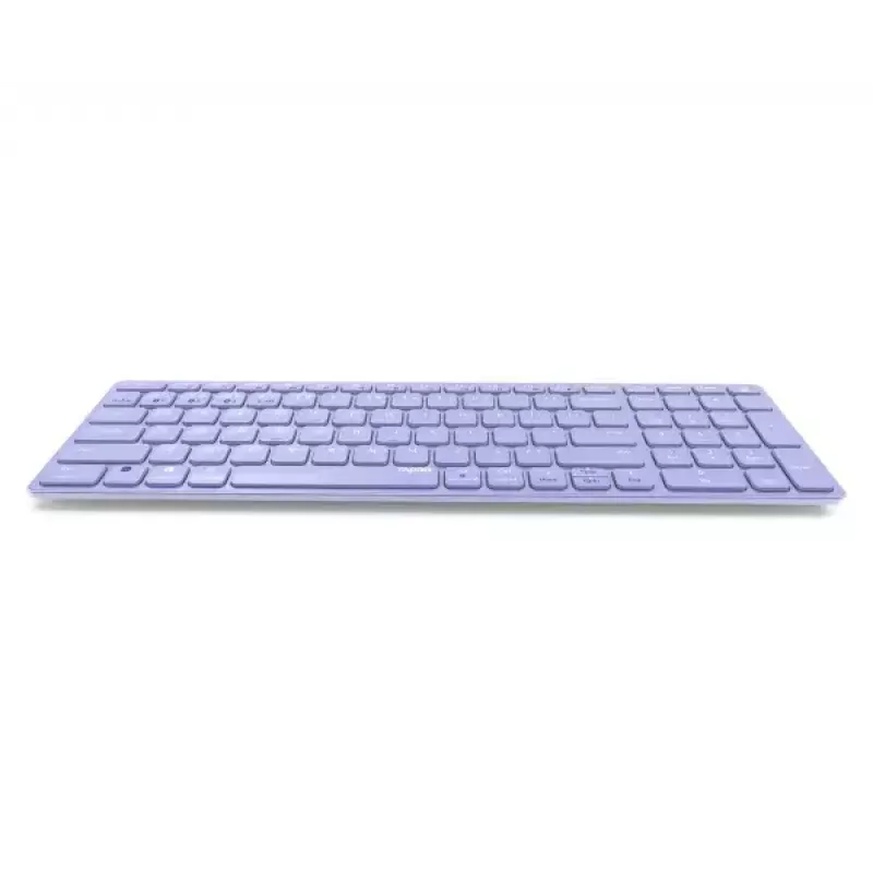 Bezdrôtová klávesnica Rapoo E9700M QWERTZ nemecká fialová RF Bluetooth