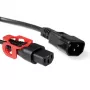 ACT napájací kábel C13 IEC Lock+ - C14 čierny 3 m, PC1527