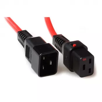 ACT napájací kábel C19 IEC Lock C20 červený 2 m 16 A 230 V