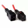 ACT napájací kábel C19 IEC Lock C20 červený 2 m 16 A 230 V