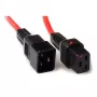 ACT napájací kábel C19 IEC Lock - C20 červený 1 m, PC1401