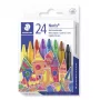 Voskovej pastelky Staedtler 220 08 C24, sortiment farieb, 24 kusov