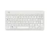 R-Go Tools ergonomická klávesnica R-Go Compact Break, kompaktná klávesnica so softvérom na prestávky, QWERTY (UK), Bluetooth, biela