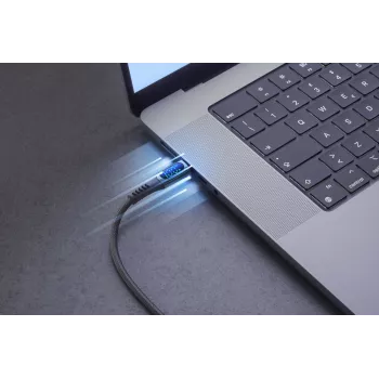 Cellularline displej kábel USB-C kábel s integrovaným LCD displejom