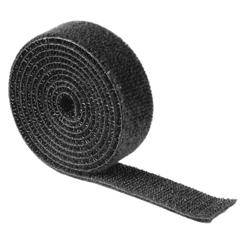 Hama 00221007 viazač káblov suchý zips nylon čierny 1 ks