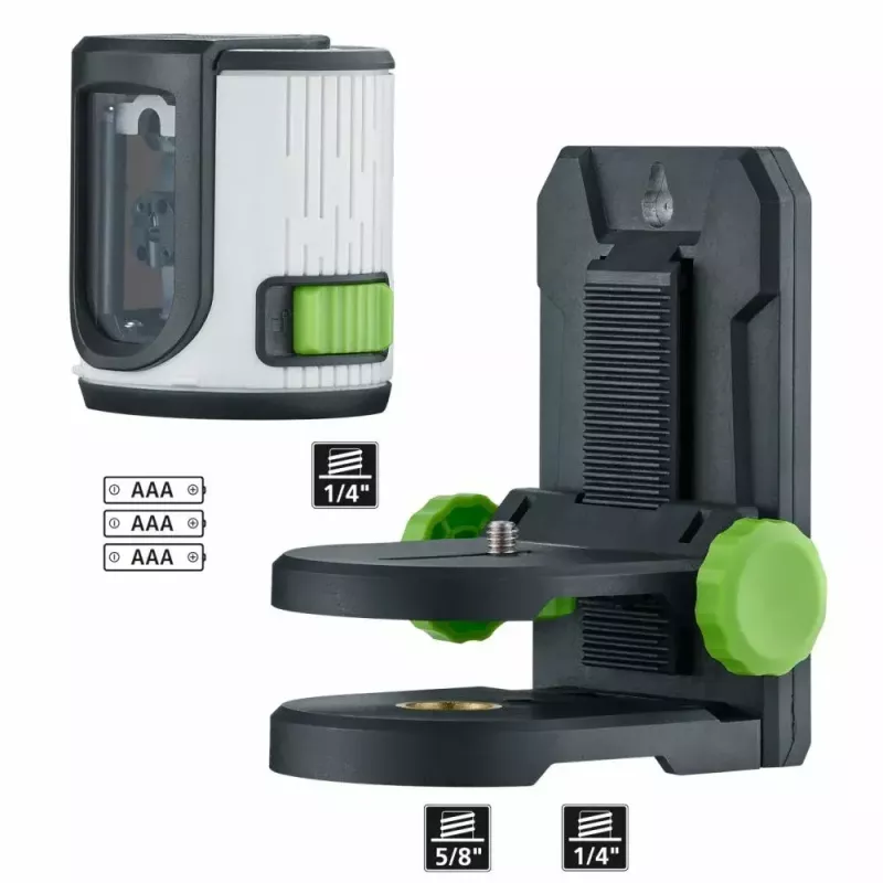 Krížový laser Laserliner 081.081E 40 m presnosť samonivelácie 0,5 mm/m