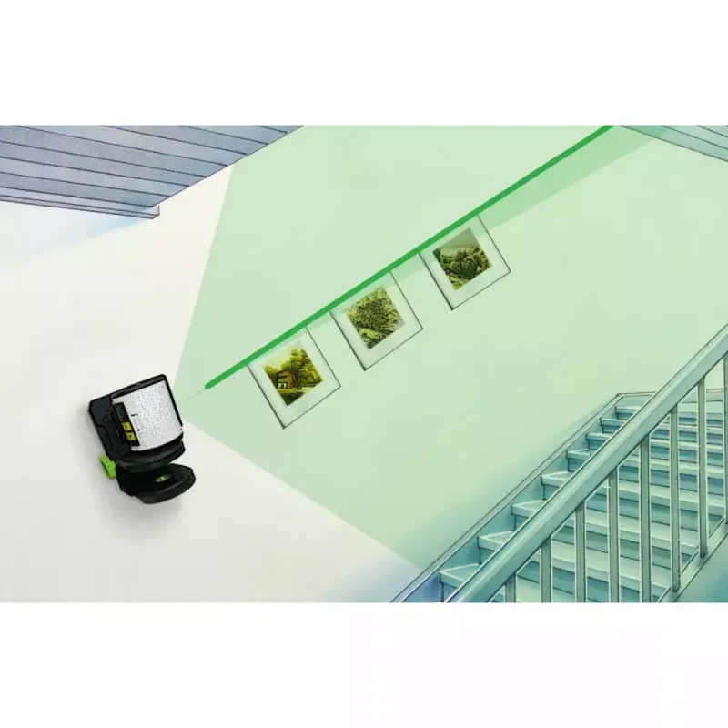 Krížový laser Laserliner 081.081E 40 m presnosť samonivelácie 0,5 mm/m