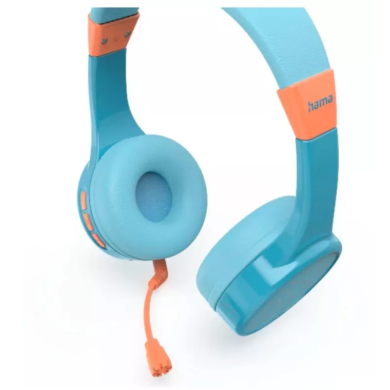 Hama Teens Guard II headset bezdrôtový cez hlavu hovory/hudba USB Type-C Bluetooth modrá, oranžová
