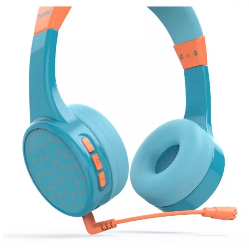 Hama Teens Guard II headset bezdrôtový cez hlavu hovory/hudba USB Type-C Bluetooth modrá, oranžová