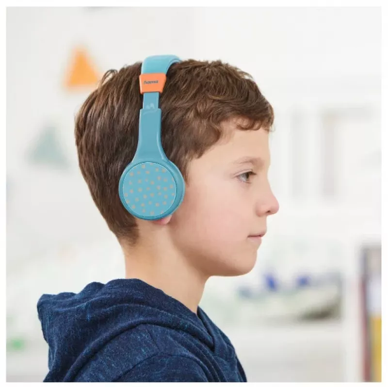 Hama Teens Guard II headset bezdrôtový cez hlavu hovory/hudba USB Type-C Bluetooth modrá, oranžová