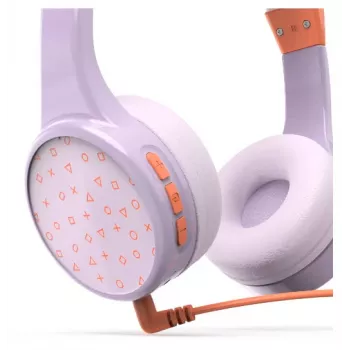 Hama Teens Guard II headset bezdrôtový cez hlavu hovory/hudba USB Type-C Bluetooth oranžová, fialová