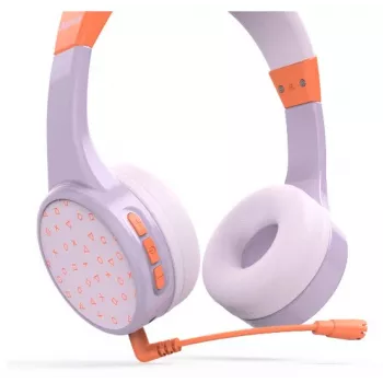Hama Teens Guard II headset bezdrôtový cez hlavu hovory/hudba USB Type-C Bluetooth oranžová, fialová