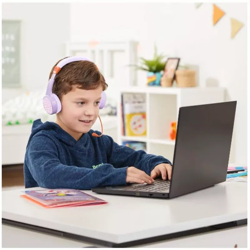 Hama Teens Guard II headset bezdrôtový cez hlavu hovory/hudba USB Type-C Bluetooth oranžová, fialová