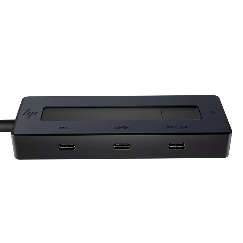 HP 4K USB-C multiport hub, USB Type-C, USB Type-C, 10000 Mbit/s, 3840 x 2160, čierny, 65 W