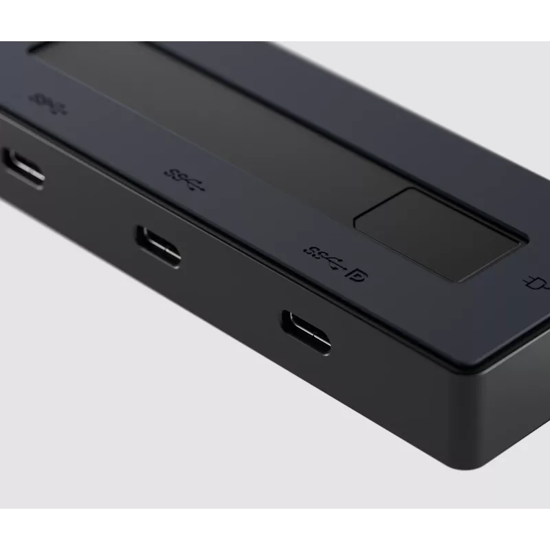 HP 4K USB-C multiport hub, USB Type-C, USB Type-C, 10000 Mbit/s, 3840 x 2160, čierny, 65 W