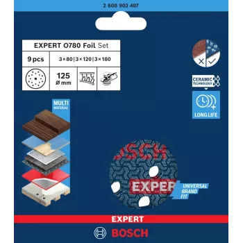 Brúsny kotúč Bosch 2608902407 Ø125 mm — 1 kus brúsny kotúč pre rotačné/excentrické brúsky