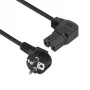 ACT napájací kábel CEE 7/7 konektor samec (zahnutý) - C15 (zahnutý vpravo) IEC60320 čierny 1,5 m