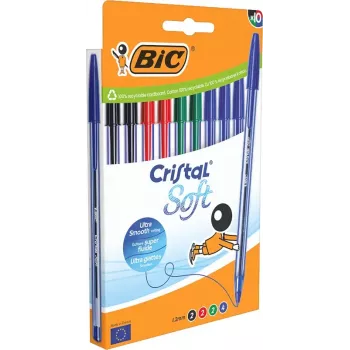 Guľôčkové pero BIC 516359 sortiment farieb 10 ks