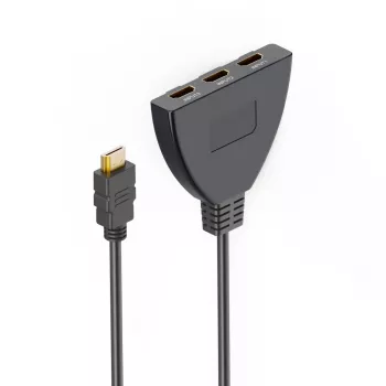 Hama 4K HDMI prepínač 3x1, 3x HDMI zásuvka na 1x HDMI vidlicu (00205101)