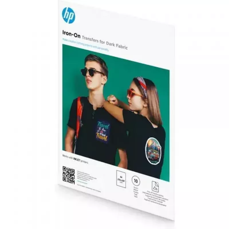 Žehliaca transferová fólia pre tmavé látky A4 (210 x 297 mm) 10 listov — HP