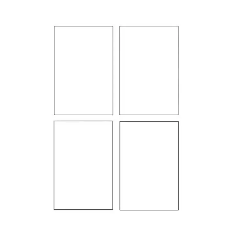 Avery Quick&Clean C2318-25i karty, 82,6 x 127 mm, 260 g/m², biele, 100 kariet (25 hárkov x 4)