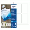 Avery Quick&Clean C2318-25i karty, 82,6 x 127 mm, 260 g/m², biela, 100 kariet (25 listov x 4)