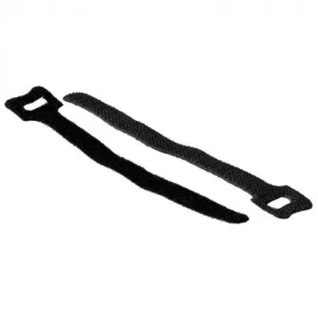 ACT suchý zips na káble 12/150 mm, suchý zips na káble, nylon, polypropylén (PP), čierna, 150 mm, 12 mm, 20 ks