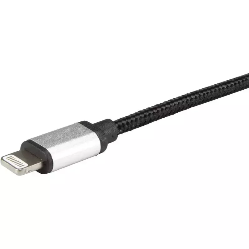 Lightning kábel Renkforce RF-4683966 3m čierny strieborný